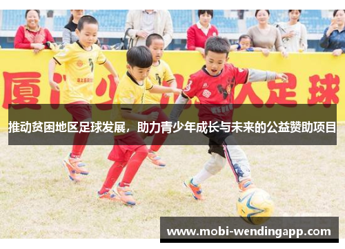 推动贫困地区足球发展，助力青少年成长与未来的公益赞助项目