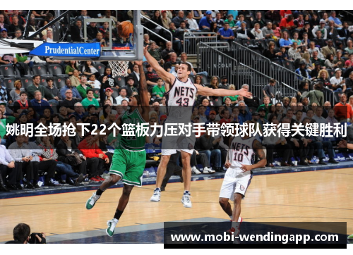 姚明全场抢下22个篮板力压对手带领球队获得关键胜利