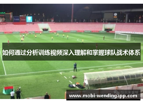 如何通过分析训练视频深入理解和掌握球队战术体系