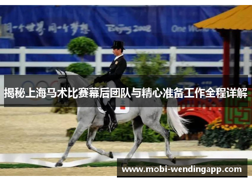 揭秘上海马术比赛幕后团队与精心准备工作全程详解