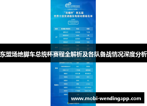 东盟场地脚车总统杯赛程全解析及各队备战情况深度分析